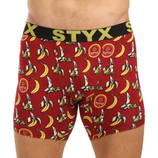 Férfi boxeralsó Styx hosszú művészet sportos gumipánt banánok (UN1359) L férfi alsó