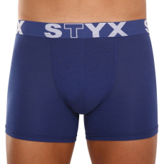  Férfi boxeralsó Styx hosszú sportos gumipánt sötétkék (U968) XL