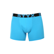  Férfi boxeralsó Styx hosszú sportos gumipánt világoskék (U1169) XXL