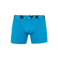 Férfi boxeralsó Styx hosszú sportos gumipánt világoskék (U969) L férfi alsó