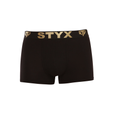 Férfi boxeralsó Styx / KTV sportos gumipánt fekete - fekete gumi (GTC960) XL férfi alsó