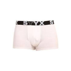  Férfi boxeralsó Styx sportos gumipánt fehér (G1061) M