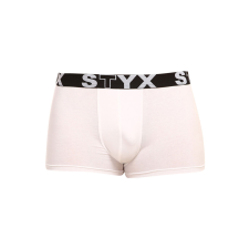Férfi boxeralsó Styx sportos gumipánt fehér (G1061) XXL férfi alsó