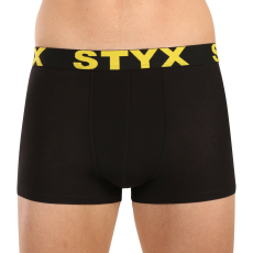  Férfi boxeralsó Styx sportos gumipánt fekete (G6960) L