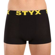  Férfi boxeralsó Styx sportos gumipánt fekete (G6960) M
