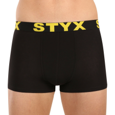 Férfi boxeralsó Styx sportos gumipánt fekete (G6960) XXL férfi alsó