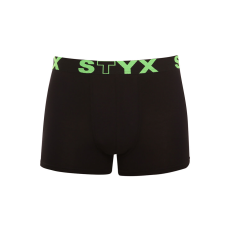  Férfi boxeralsó Styx sportos gumipánt fekete (G962) S