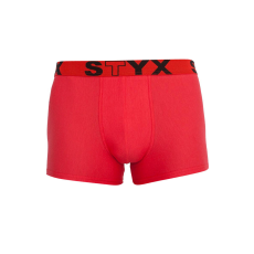  Férfi boxeralsó Styx sportos gumipánt piros (G1064) XXL