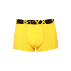 Férfi boxeralsó Styx sportos gumipánt sárga (G1068) XXL