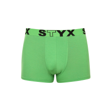 Férfi boxeralsó Styx sportos gumipánt zöld (G1069) S férfi alsó