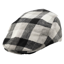 Férfi Golf Kockás Téli Sapka Szín: Sötétzöld, Méret: L/XL férfi sapka