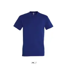  Férfi IMPERIAL környakas rövid ujjú pamut póló, SOLS SO11500, Ultramarine-XL férfi póló