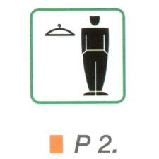  Férfi öltözö P2 információs címke