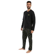  Férfi pizsama HUGO fekete (50524764 003) XL
