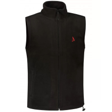  Férfi polár mellény ALTISPORT ALM002518 FEKETE ÉS PIROS méret: M