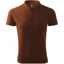Férfi póló gallérral ALTISPORT NP/ALM302 CSOKOLÁDÉ méret: XXXL férfi póló
