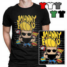  FÉRFI PÓLÓ - JOHNNY BRAVO VICCES MINTÁK - XXXL 3XL férfi póló
