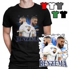  Férfi póló - Karim Benzema futballista - S