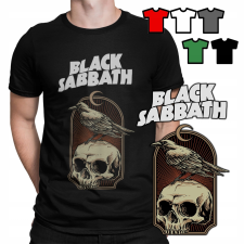 FÉRFI PÓLÓ MINTÁK - BLACK SABBATH ROCK METAL ZENE - XXXL 3XL férfi póló