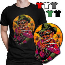  Férfi póló póló - Freddy Krueger HORROR - XXXL 3XL