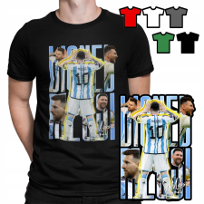 Férfi póló póló - Lionel Messi a focista - L férfi póló