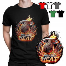  Férfi póló póló - Miami Heat kosárlabda NBA - XXXL 3XL