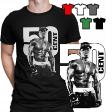 FÉRFI PÓLÓ PÓLÓ MINTÁK A VÁLASZTÁSOD - 50CENT RAPPER HIP HOP - XXL férfi póló