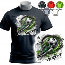  FÉRFI PÓLÓ PÓLÓ MINTÁK - FUTBALL SPORT - XXL férfi póló
