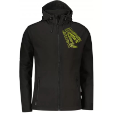  Férfi softshell kabát ALTISPORT ALM000AL528 FEKETE ÉS ZÖLD méret: M