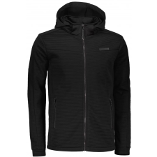 Férfi softshell kabát KIXMI RIVER FEKETE méret: XL férfi kabát, dzseki