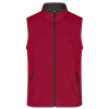  Férfi softshell mellény ALTISPORT NoPrint NP/ALM8211NJ PIROS FEKETE méret: L