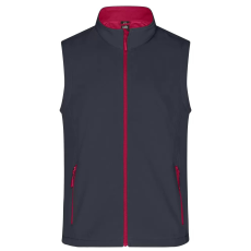  Férfi softshell mellény ALTISPORT NoPrint NP/ALM8211NJ VASSZÜRKE/PIROS méret: XXXL
