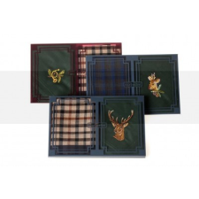  Férfi zsebkendő szett díszdobozban - Vadász ajándéktárgy