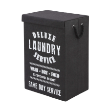 Feridras mosókosár, Delux Laundry, 72L, fekete bútor