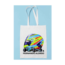  Fernando Alonso formula 1 vászontáska egyedi mintával