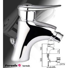 Feromix Deante flexibilis gégecső fürdőkellék