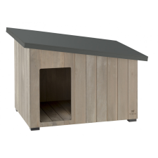  Ferplast Argo 80 Professional fa kutyaház 95,5x62,5x67cm (87027300) szállítóbox, fekhely kutyáknak