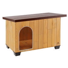 Ferplast Baita 80 Professional fa kutyaház 102x70x65,5cm (87015000) szállítóbox, fekhely kutyáknak