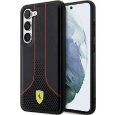 Ferrari FEHCS23MPCSK Samsung Galaxy S23+ S916 fekete keménytok perforált 296 P tok és táska