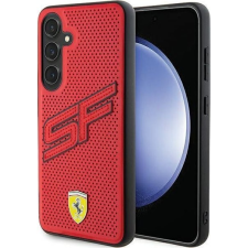 Ferrari FEHCS24MPINR Samsung S24+ S926 Piros Keménytok Perforált (FEHCS24MPINR) tok és táska