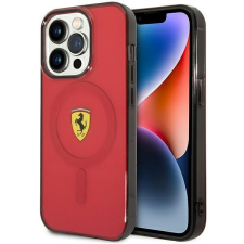 Ferrari FEHMP14LUKR iPhone 14 Pro 6,1&quot; piros keménytok áttetsző Magsafe tok és táska