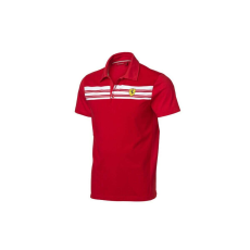 Ferrari férfi pólóing csíkos piros