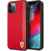 Ferrari FESAXHCP12LRE Iphone 12 Pro Max 6,7" Piros On Track Carbon Csíkos Keménytok ( )