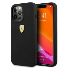 Ferrari FESSIHCP13LBK iPhone 13 Pro / 13 6,1" fekete szilikon keménytok tok és táska