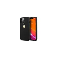 Ferrari FESSIHCP13XBK iPhone 13 Pro Max 6,7" fekete szilikon keménytok tok és táska
