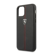 Ferrari GEN iPhone 11 Pro függőlegesen csíkozott kemény tok fekete (FEHDEHCN58BK) (FEHDEHCN58BK) tok és táska