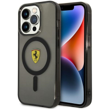 Ferrari iPhone 14 Pro Max eredeti FERRARI Magsafe tok áttetsző-fekete tok és táska
