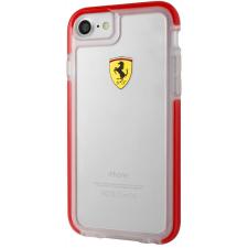 Ferrari iPhone 7 tok átlátszó-piros (FEGLHCP7RE) (FEGLHCP7RE) tok és táska