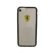 Ferrari keménytok FEHCRFP7BK iPhone 7/8 / SE 2020 / SE 2022 átlátszó fekete tok tok és táska