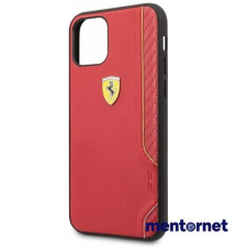 Ferrari On Track IP 11 Pro piros puha PU gumitok tok és táska